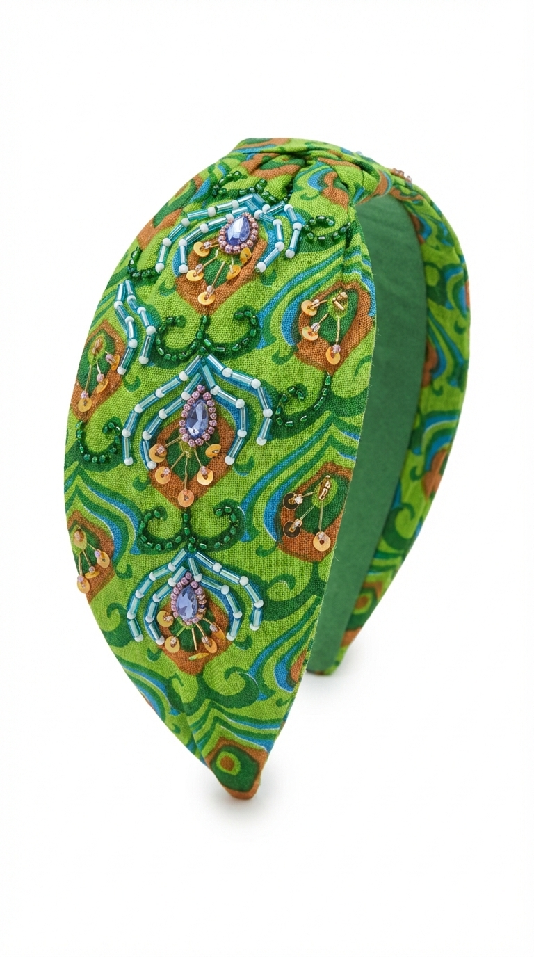 NamJosh Embroidered Headband