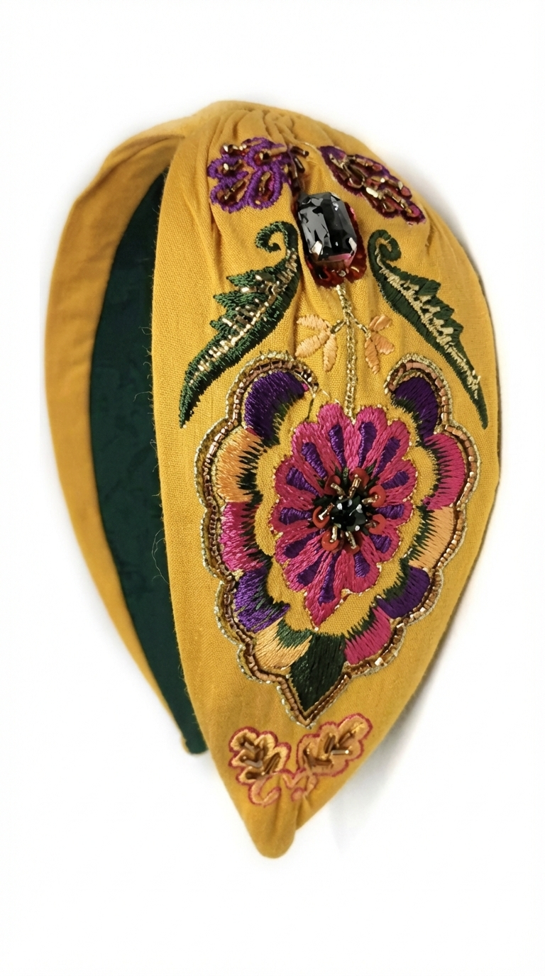 NamJosh Embroidered Headband
