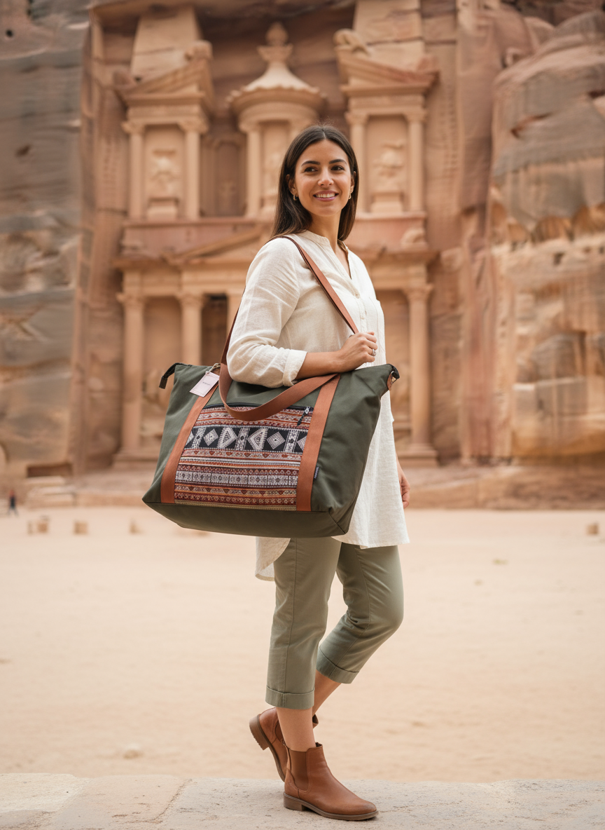 Travel Bag - Red Khaki