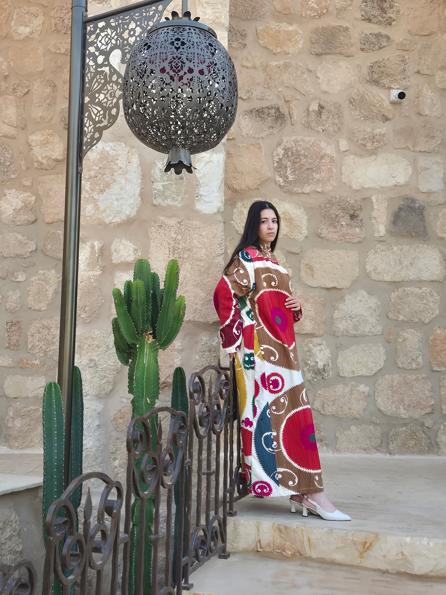 Multicolor Suzani Statement Coat