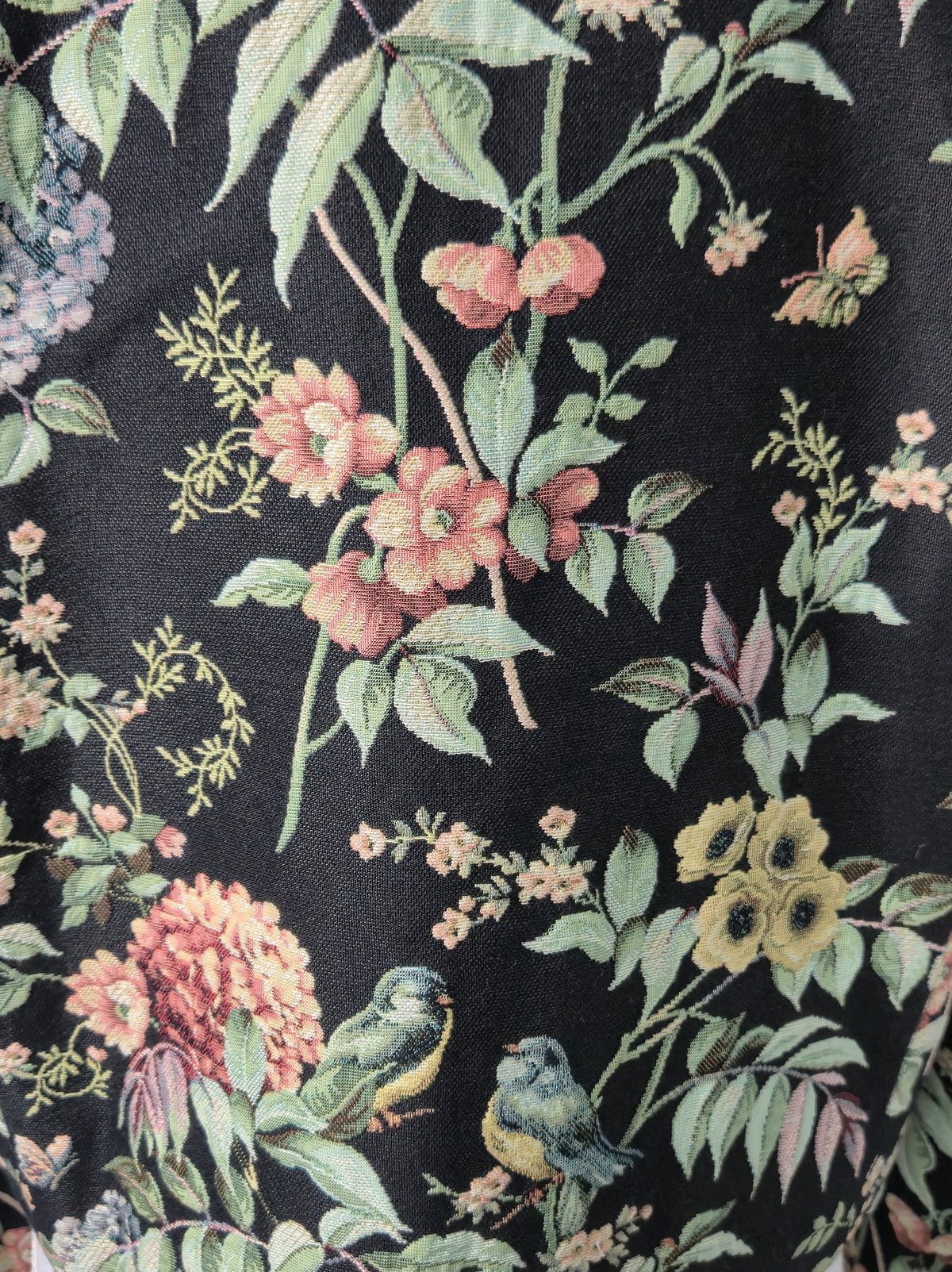 Floral Patterned Velvet jacket