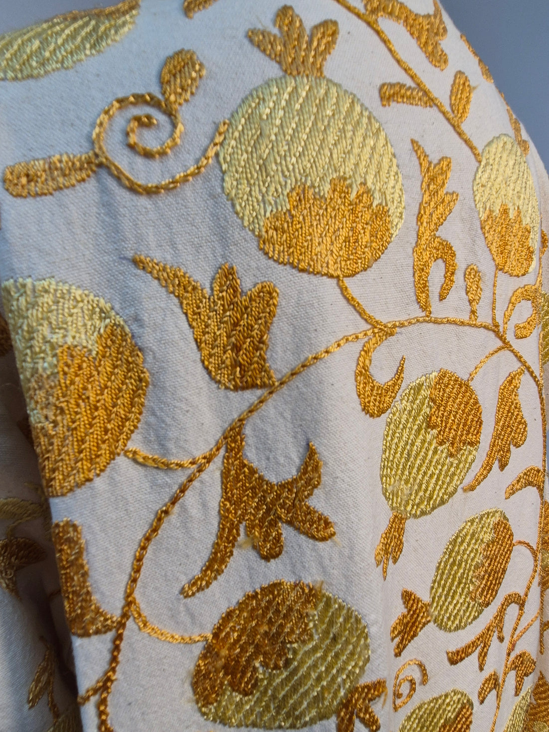 Golden Suzani Embroidered Coat
