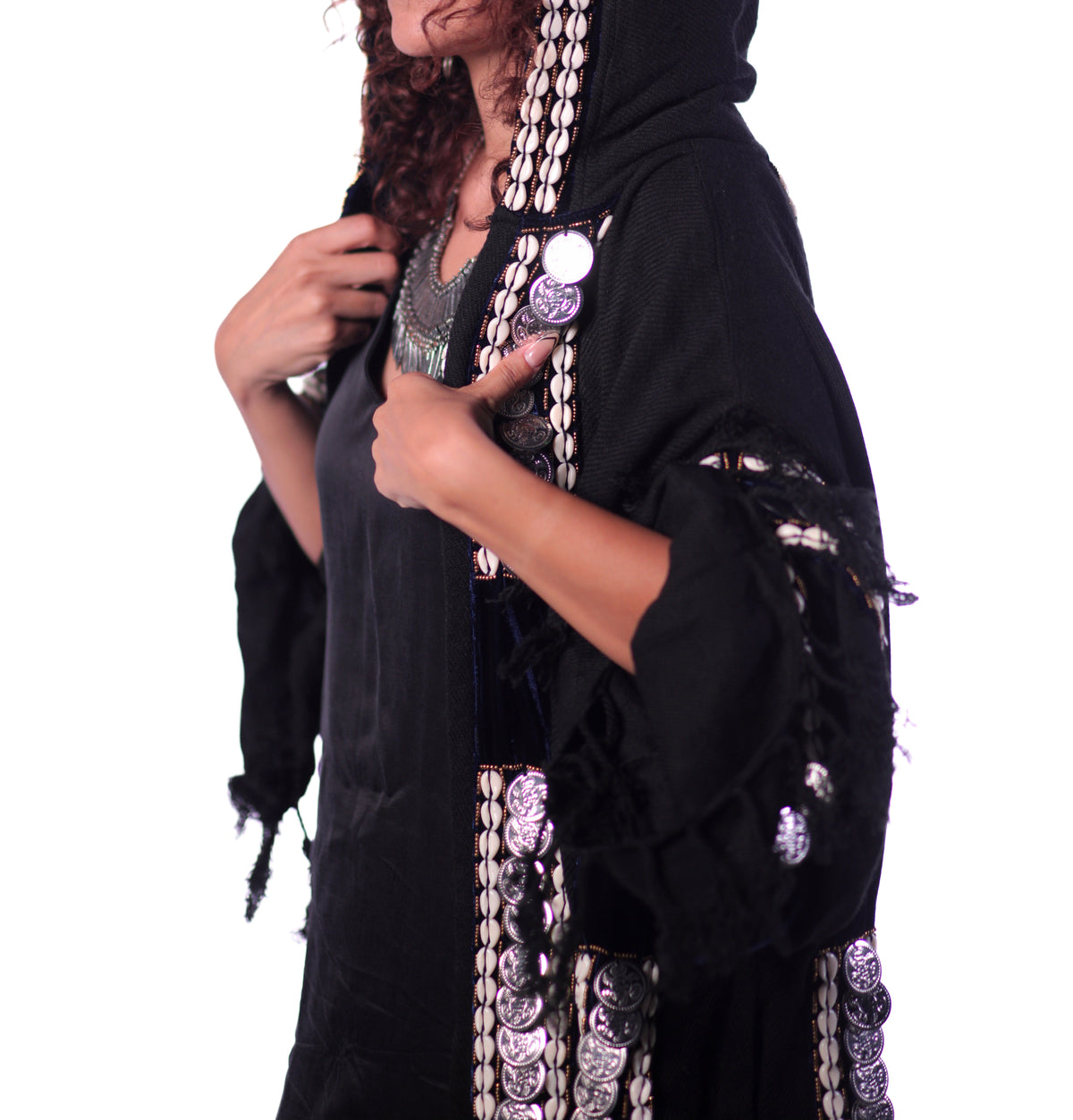 Embellished Egyptian Jalabiya Coat
