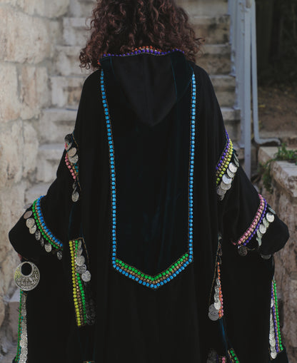 Embellished Egyptian Jalabiya Coat