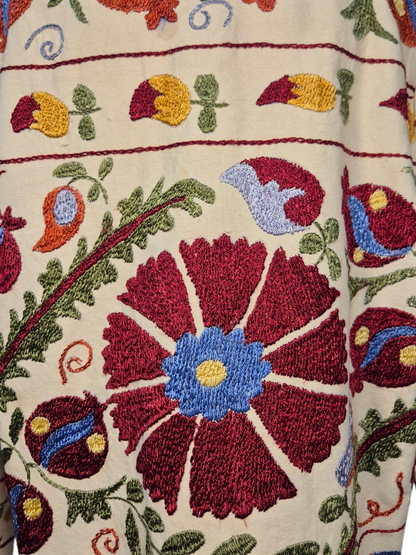 Floral  short Suzani Jacket