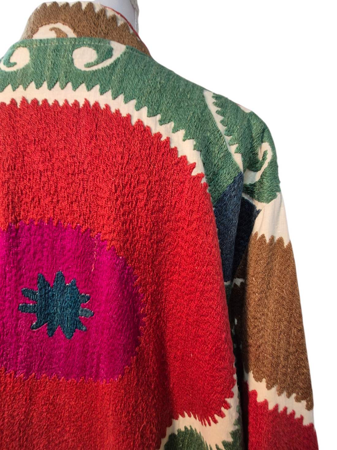 Multicolor Suzani Statement Coat