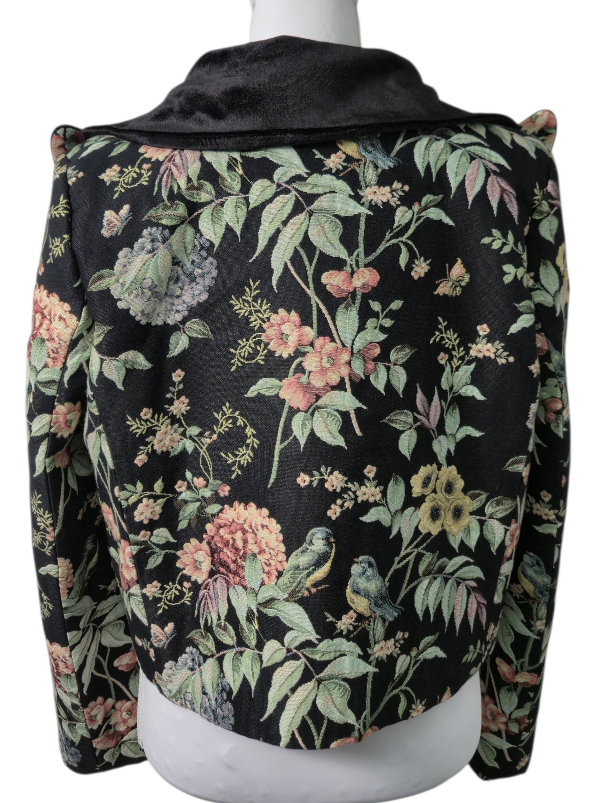 Floral Patterned Velvet jacket
