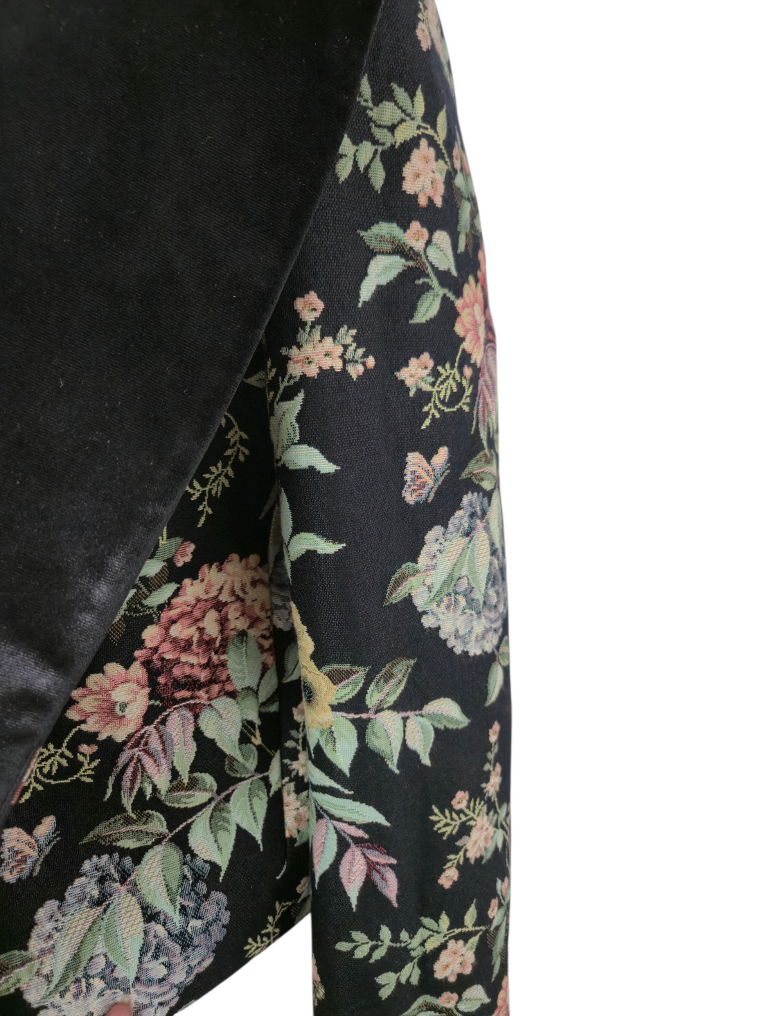 Floral Patterned Velvet jacket