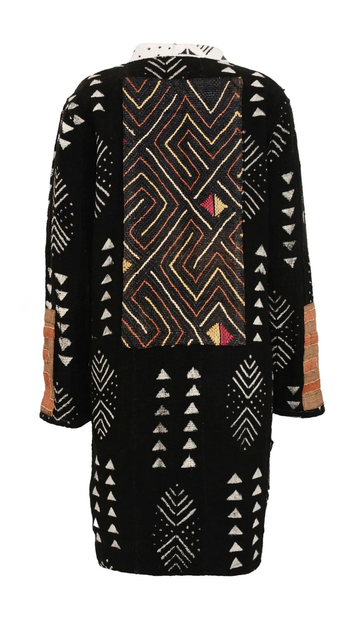 African Mud Cloth Hand Weaving jacket