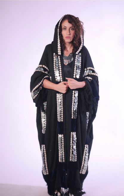 Embellished Egyptian Jalabiya Coat