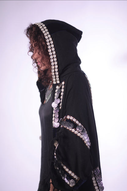 Embellished Egyptian Jalabiya Coat