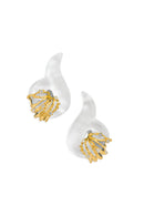 Essence Earrings White Gold