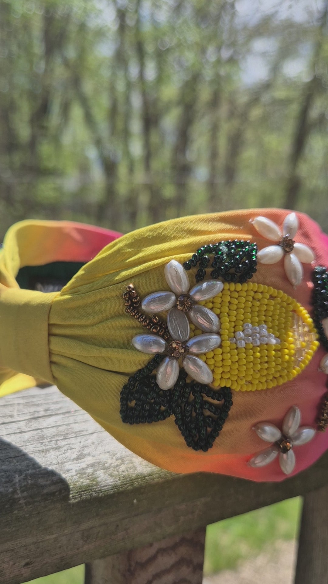 Lemon Ombre Headband