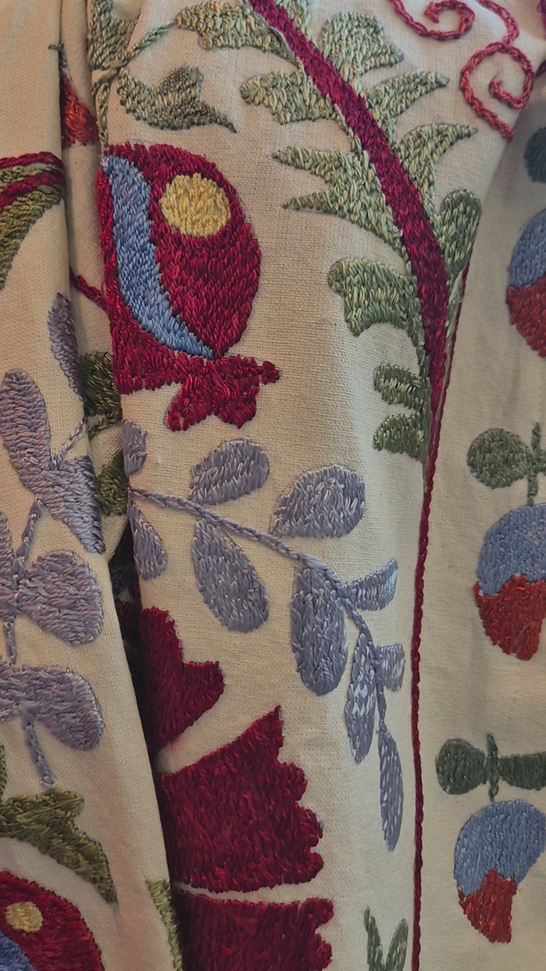 Floral  short Suzani Jacket