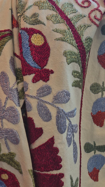 Floral  short Suzani Jacket