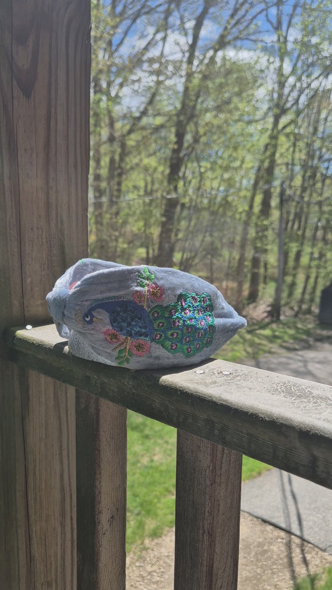 Peacock Garden Headband