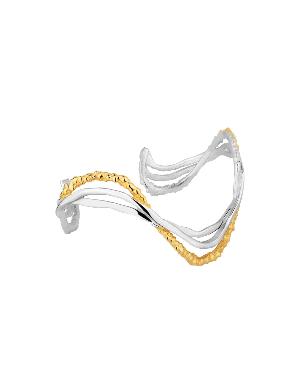 Ripple Mix Bracelet Silver