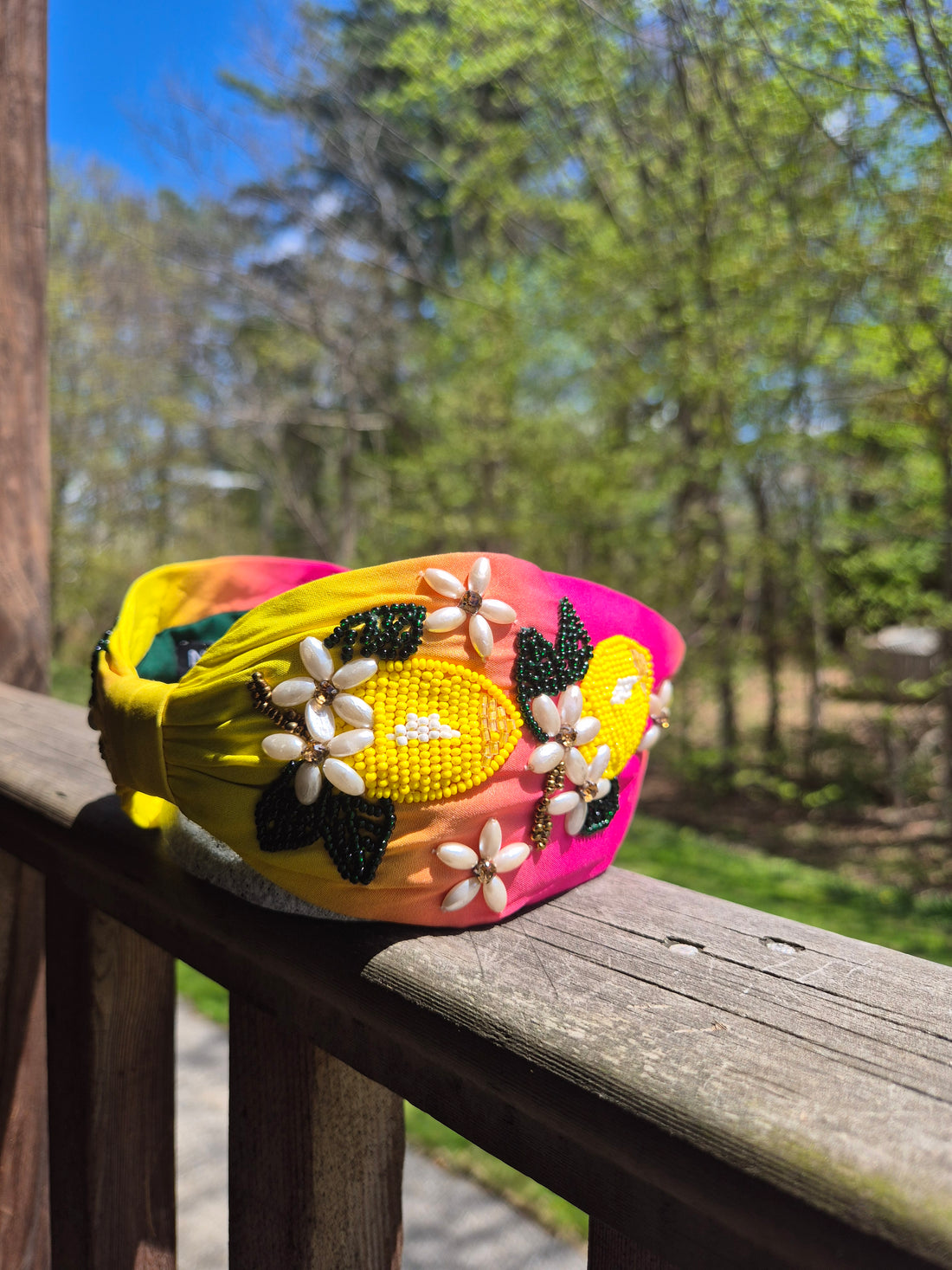 Lemon Ombre Headband
