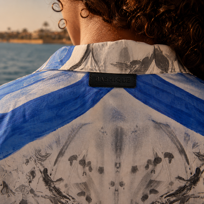 Original Canvas Blue Print Shirt