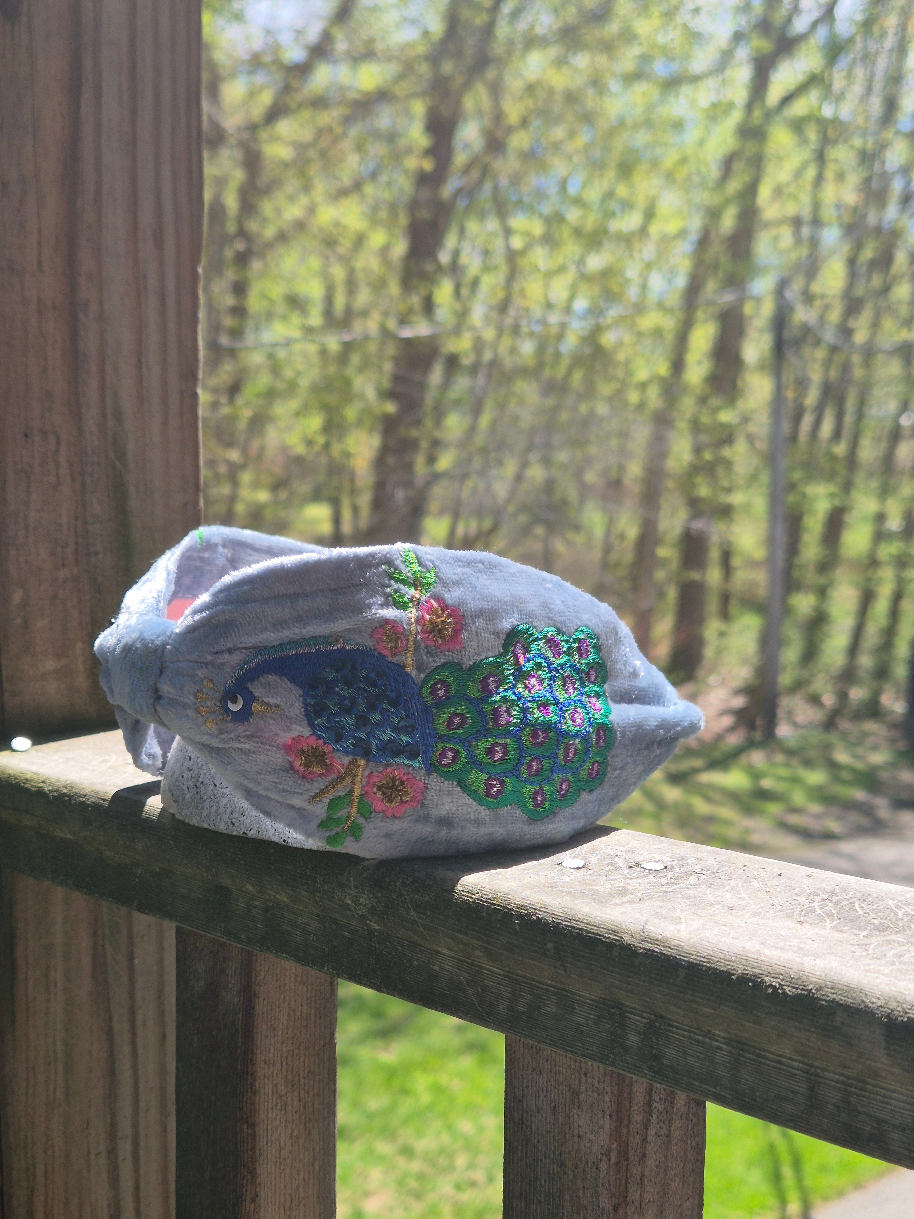 Peacock Garden Headband
