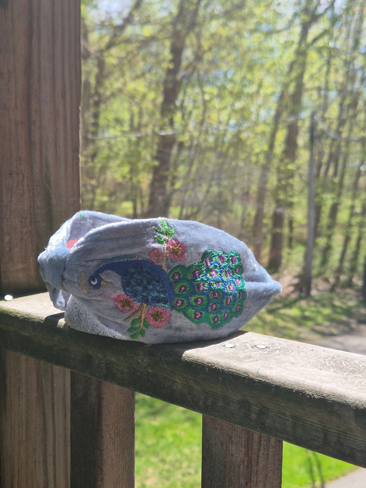 Peacock Garden Headband