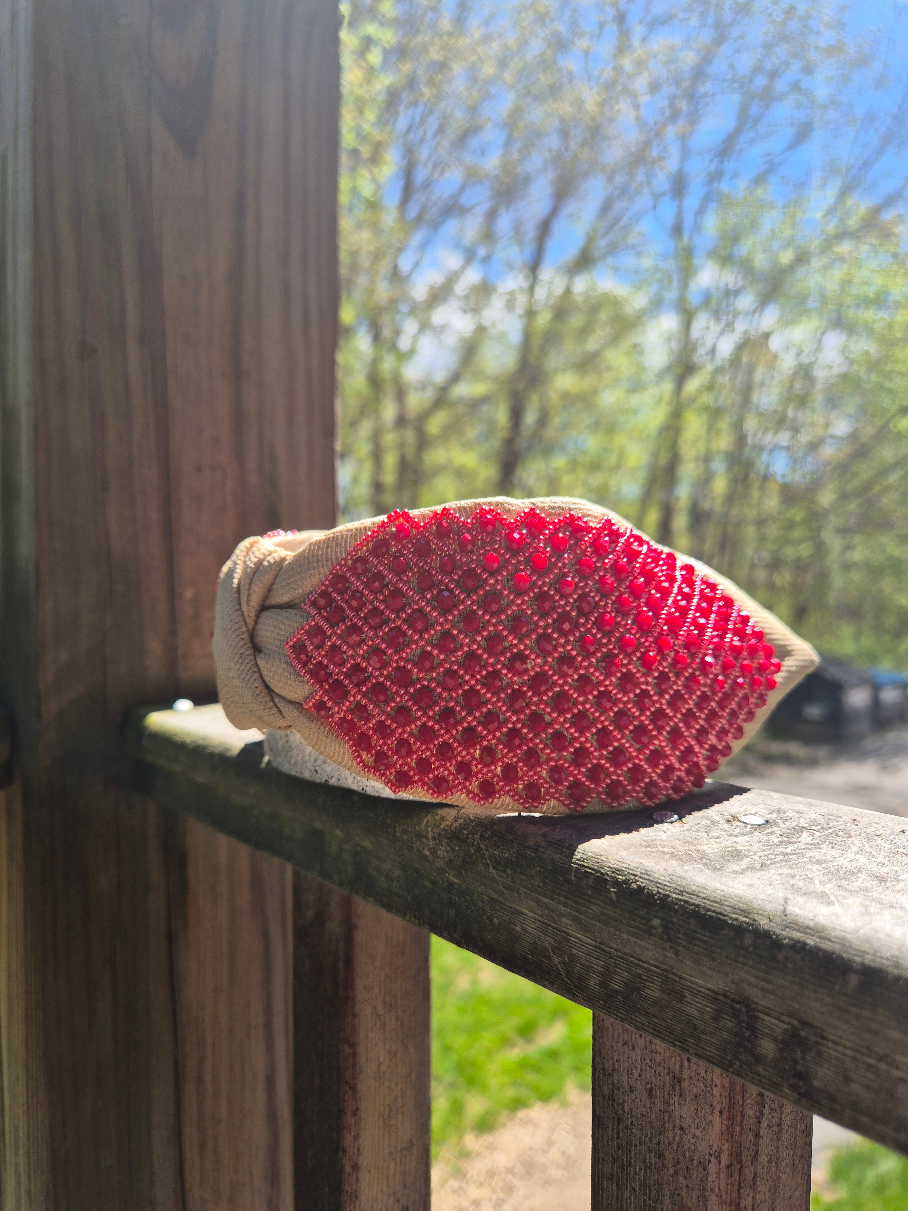 Red Drops Headband
